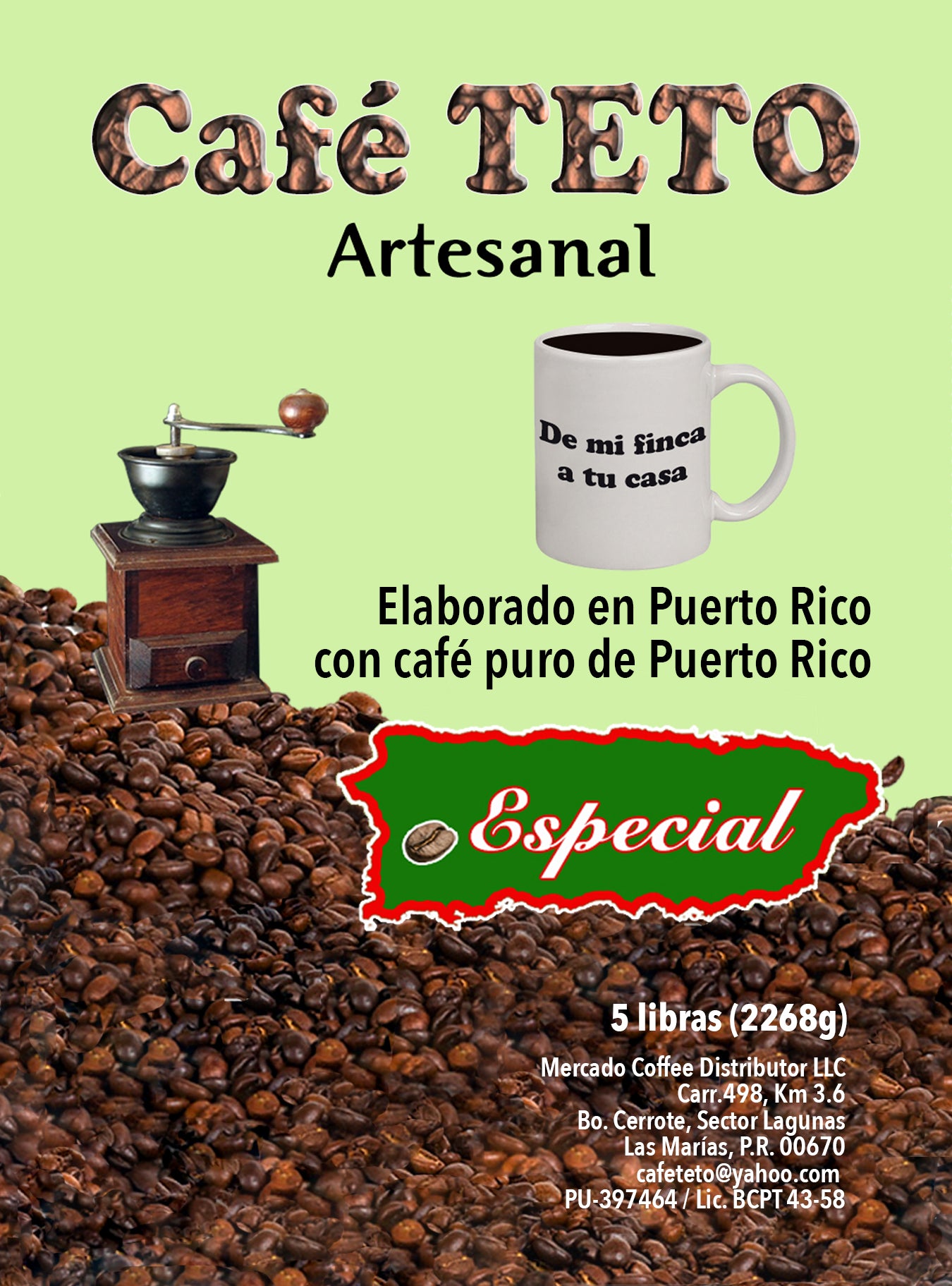 Cafe Teto Gourmet 5 Lbs