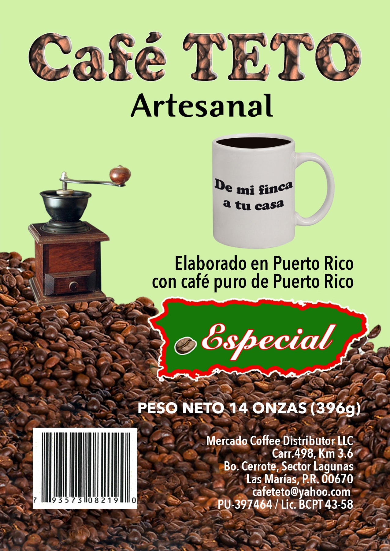Cafe Teto Gourmet 14 Oz